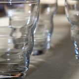 Ensemble de 12 verres à eau gobelets anciens soufflés bouche