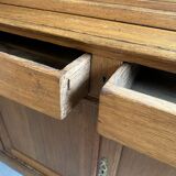 Oak display case