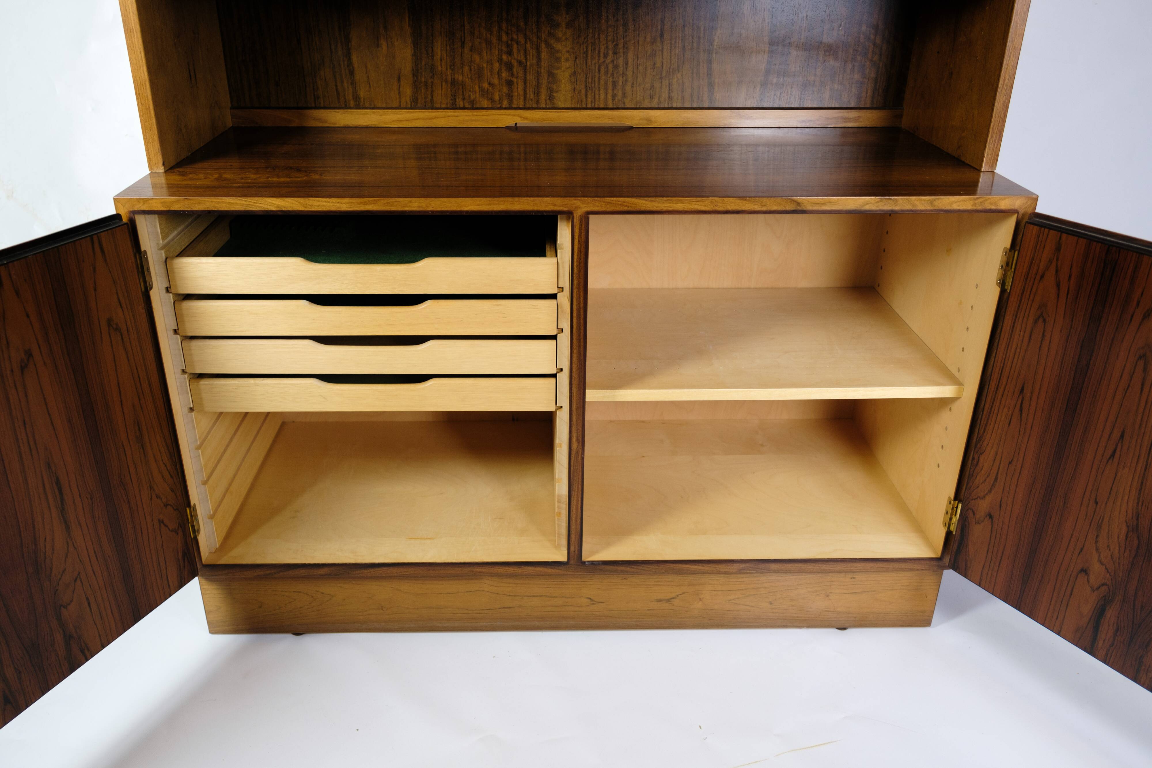 Bookcase Made In Rosewood By Hundevad Furniture From 1960s
