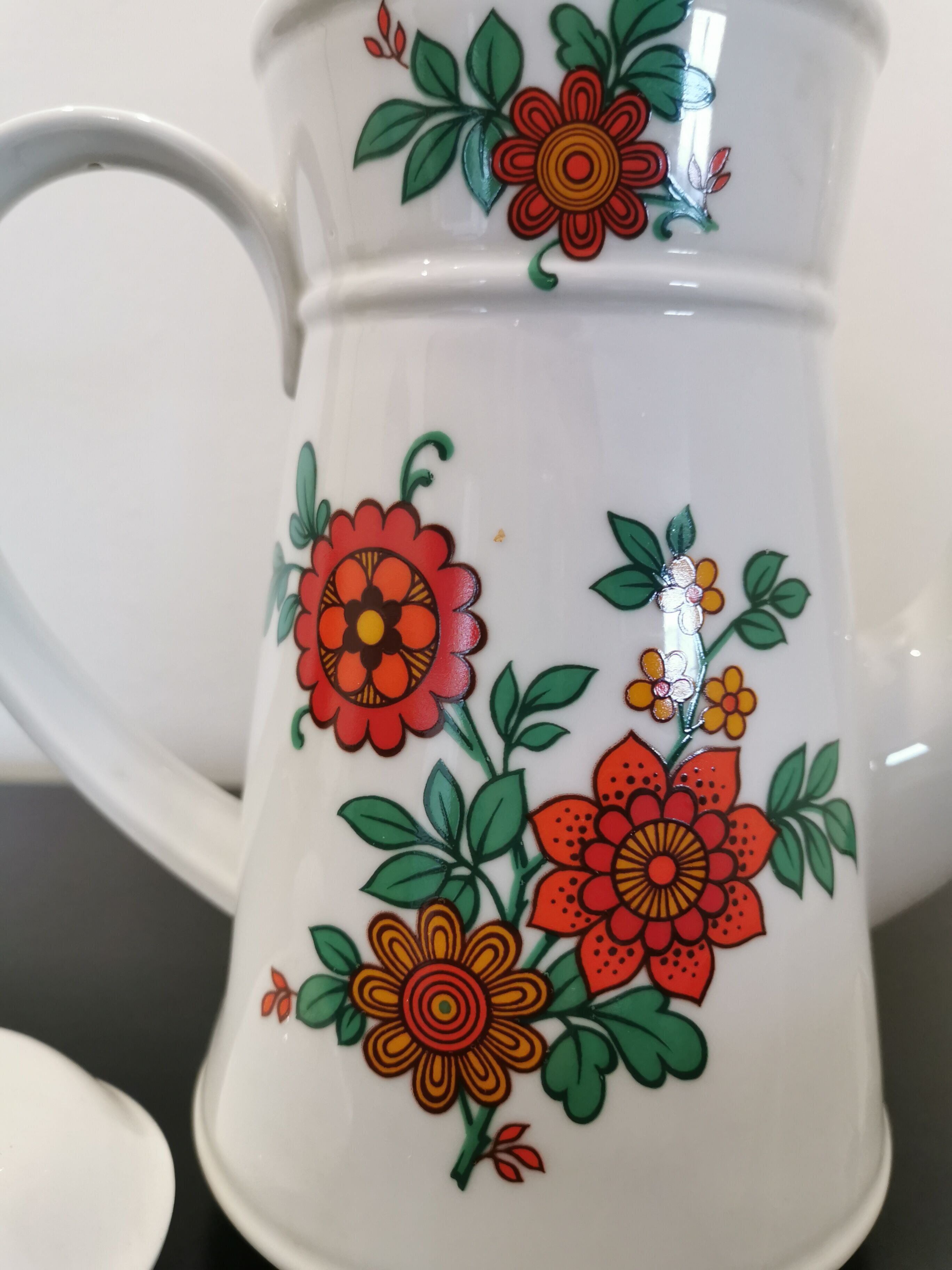Verseuse décors vintage Bavaria West Germany
