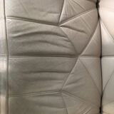 Ottoman 2-seater leather sofa