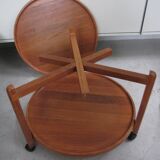 table d'appoint / chariot danois en teck massif