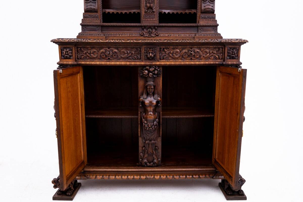 Historic cabinet, France, circa 1870.