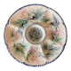 Antique oyster plate in majolica barbotine - Wasmuël Belgium,