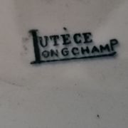 Lot of 6 half-hollow plates in Longchamp iron earth
