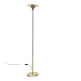 Vintage German floor lamp in Hollywood Regency style made of brass by Doria Leuchten, 1970s.