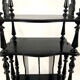 Napoleon III partition furniture, blackened wood