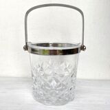 Vintage crystal ice bucket