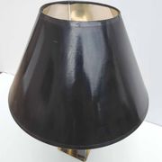 Lampe plexiglas et métal doré années 70
