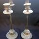 WMF Antique Art Nouveau Candlestick Pair Jugendstil  Germany