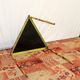 Vintage Eastern Bloc industrial side table, metal & wood accent table