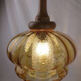 Vintage Scandinavian pendant light Orrefors – Carl Fagerlund Sweden, 1960s