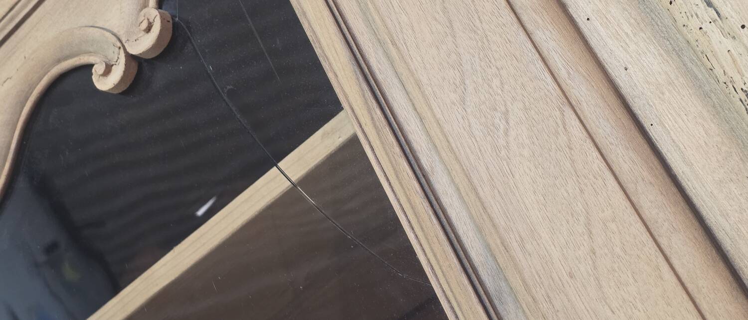 Sanded two-body furniture