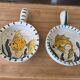 Duo de coupelles ramequin poisson Vallauris vintage Rubino