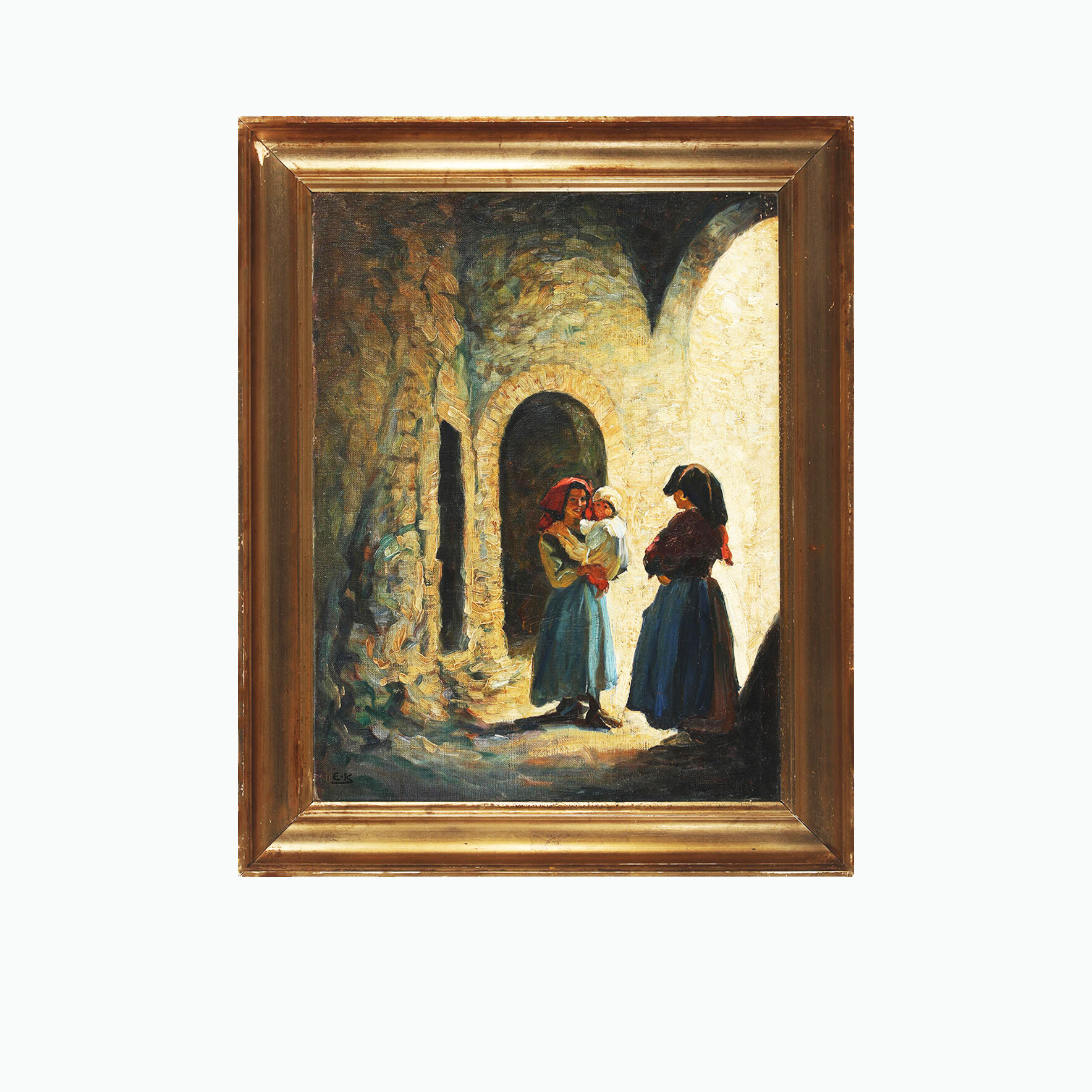 Painting, Anticoli' by Emil Krause (Danish, 1871 - 1945)