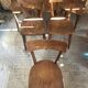 Série de 6 chaises bistrot scandinave bois vintage