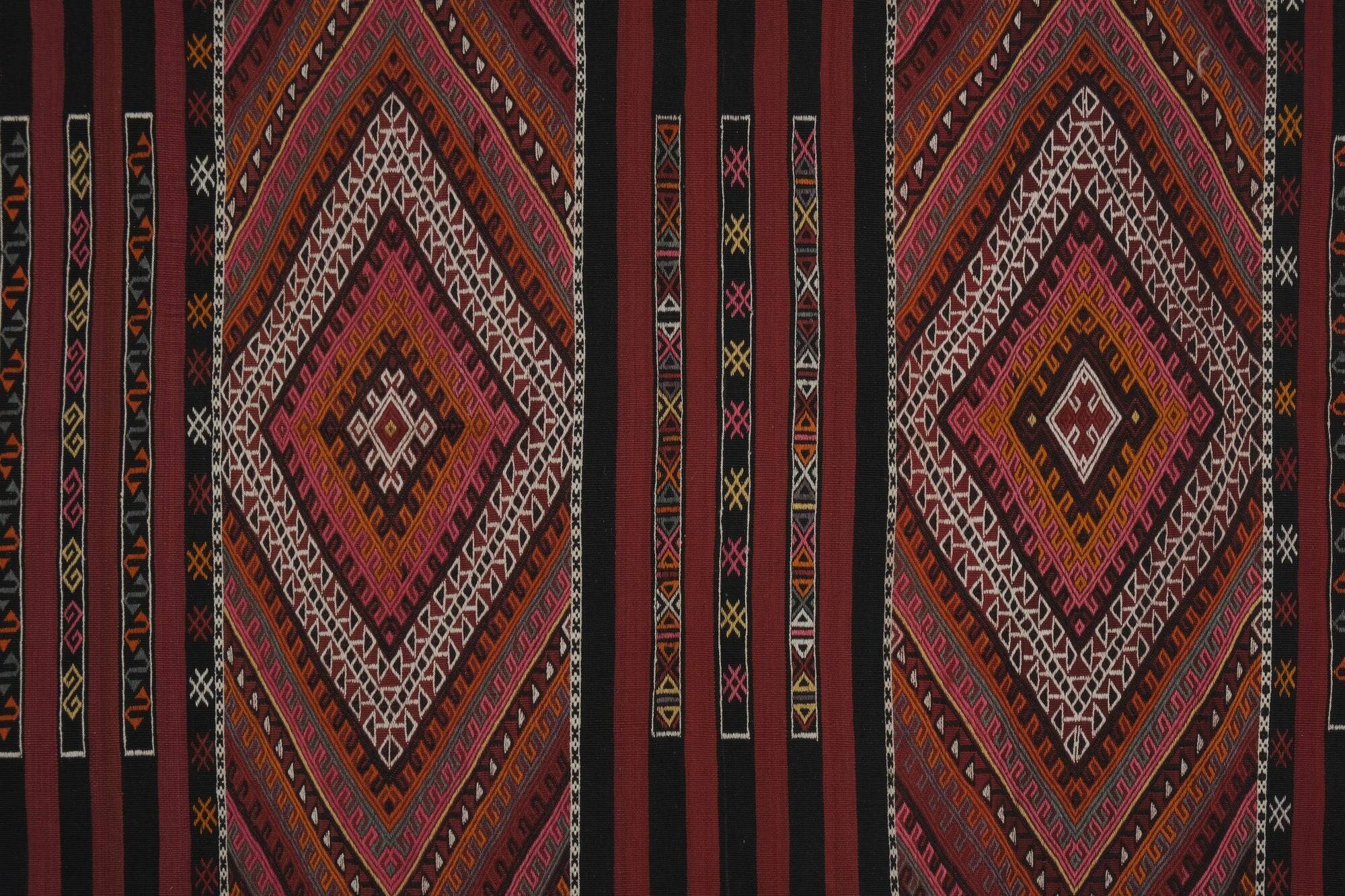 Tapis de couloir turc vintage