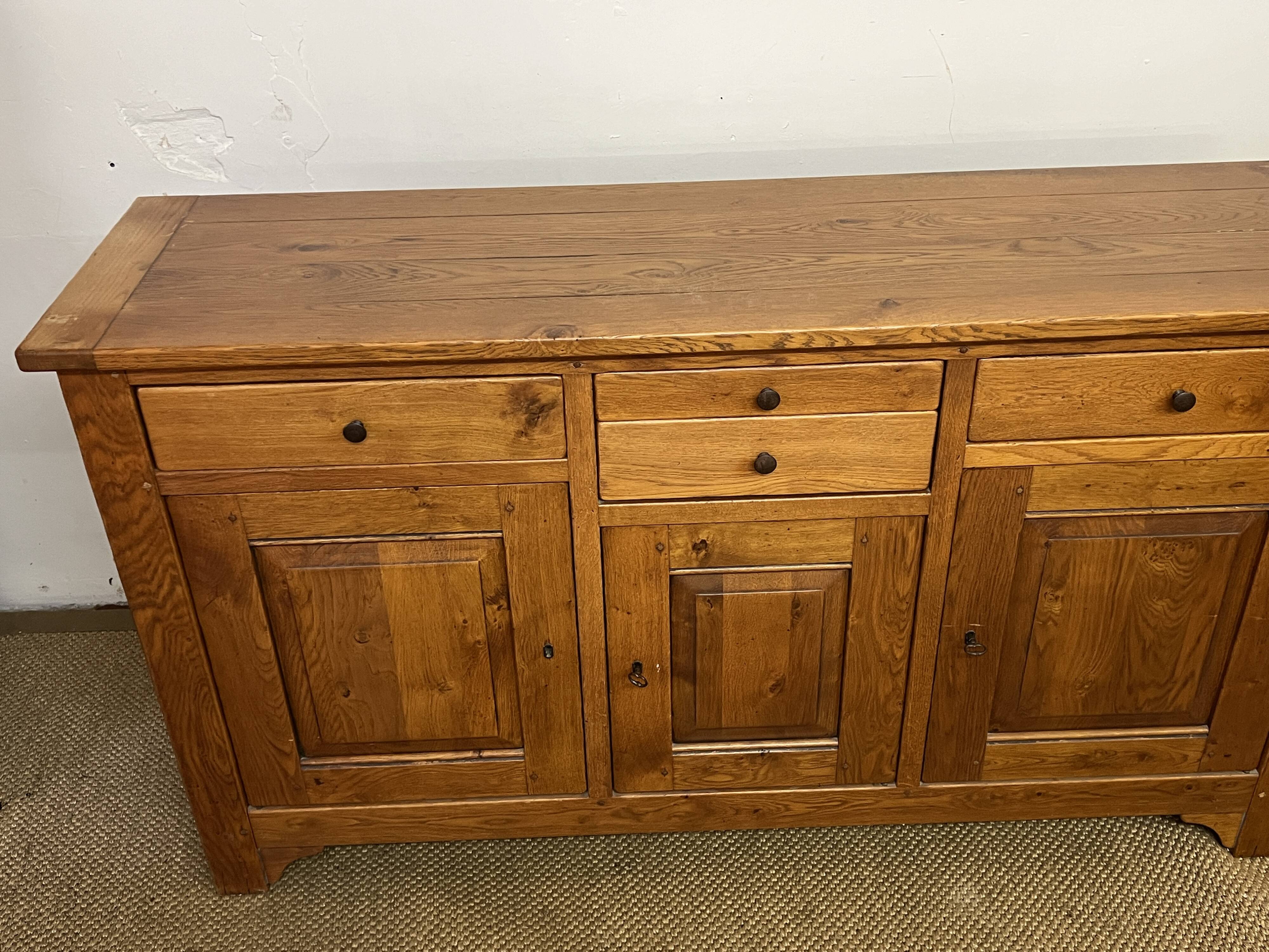 Solid wood sideboard