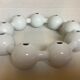 Pique flowers crown white ceramic