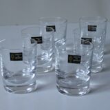 Series of 6 'Sèvres crystal' glasses