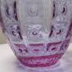 Empoli vase in Alexandrite glass, transitioning from blue to pink, large textured model from the years.