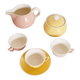 Villeroy and Boch yellow and pink earthenware coffee service