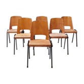 Lot de 6 chaises empilables Baumann Manhattan