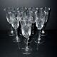Set of 8 Junon champagne flutes in Lemberg crystal dlG Chantilly Saint-Louis