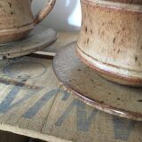 2 cups in stoneware
