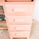 Desk pink nude