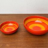 Set of 2 ceramic bowls by Baldelli, Italy.