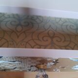 Vintage bedside table revamped