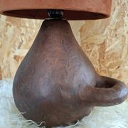 Lampe en terre cuite ancienne