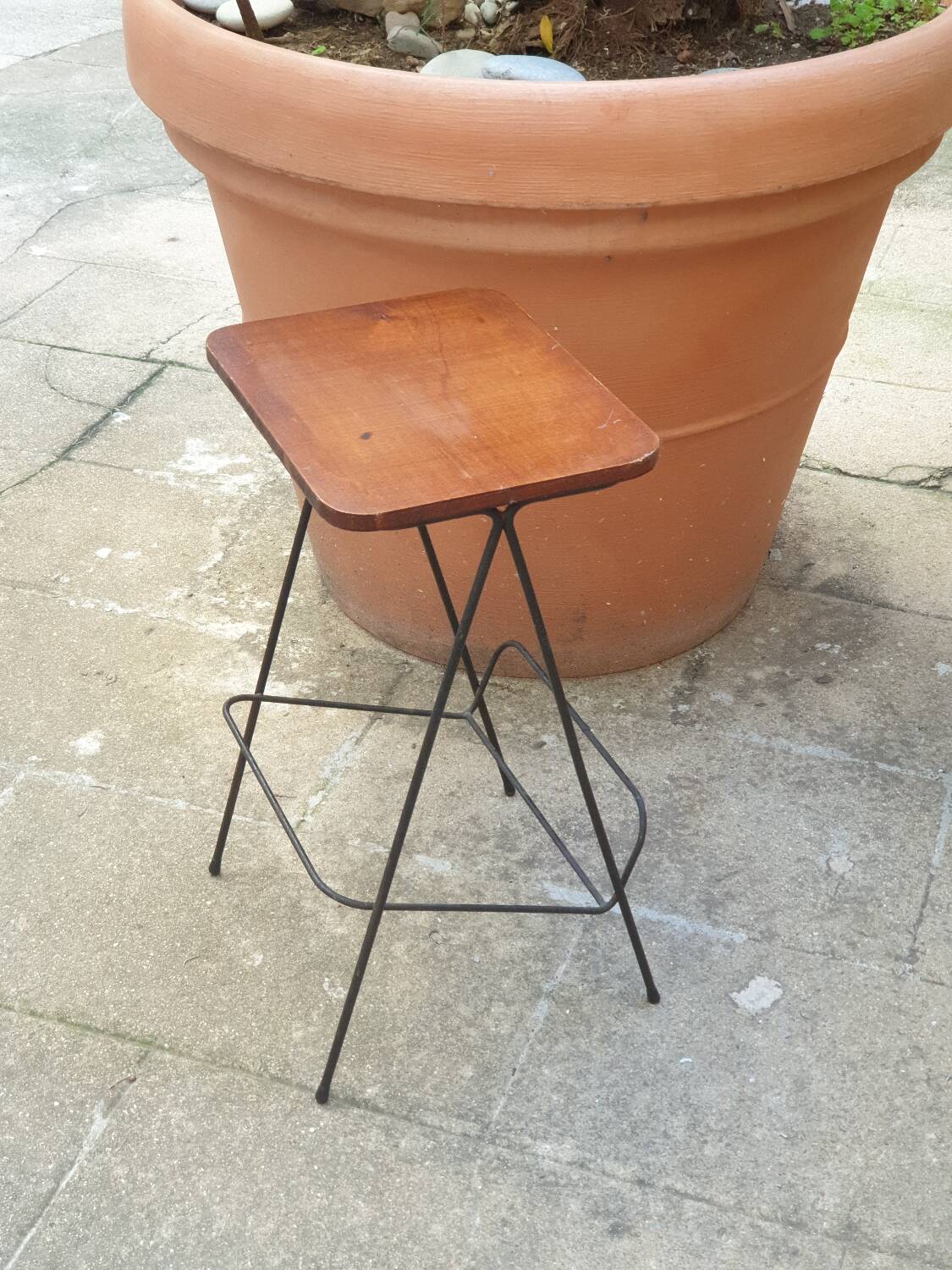 Side table with magazine holder, 1950s 20th century