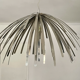 Suspension vintage en lamelles d'aluminium