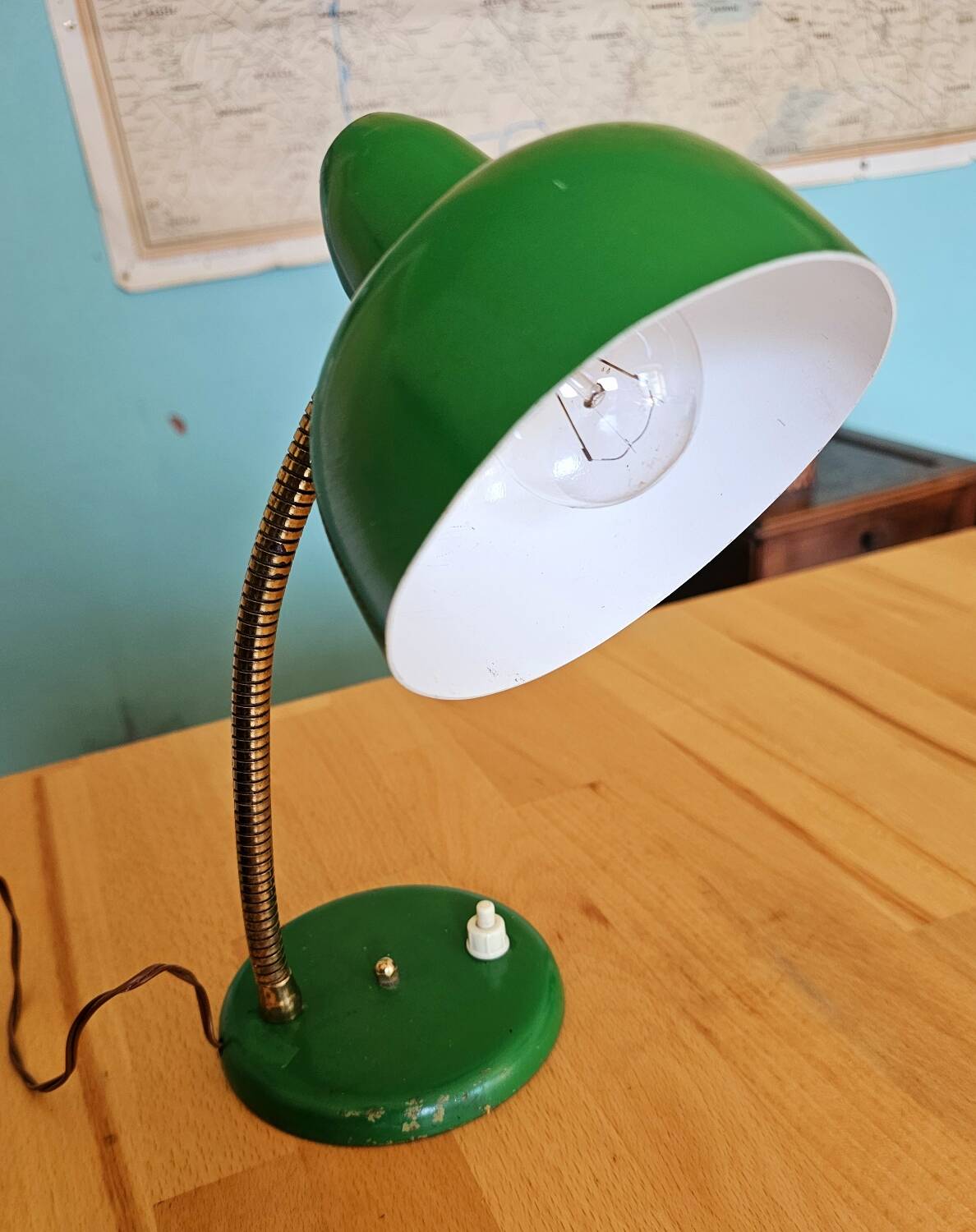 Industrial desk lamp