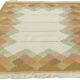Swedish Flat-Weave Kilim Rölakan Rug Honey dominant colours, Ornamental 1960-70s