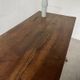 Solid walnut desk, folk art, Savoy, circa 1900