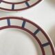 Set de 4 assiettes à dessert Béarn en faience HBCM 50's