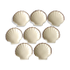 Set of 8 Emile Henry Scallops - Beige culinary pottery