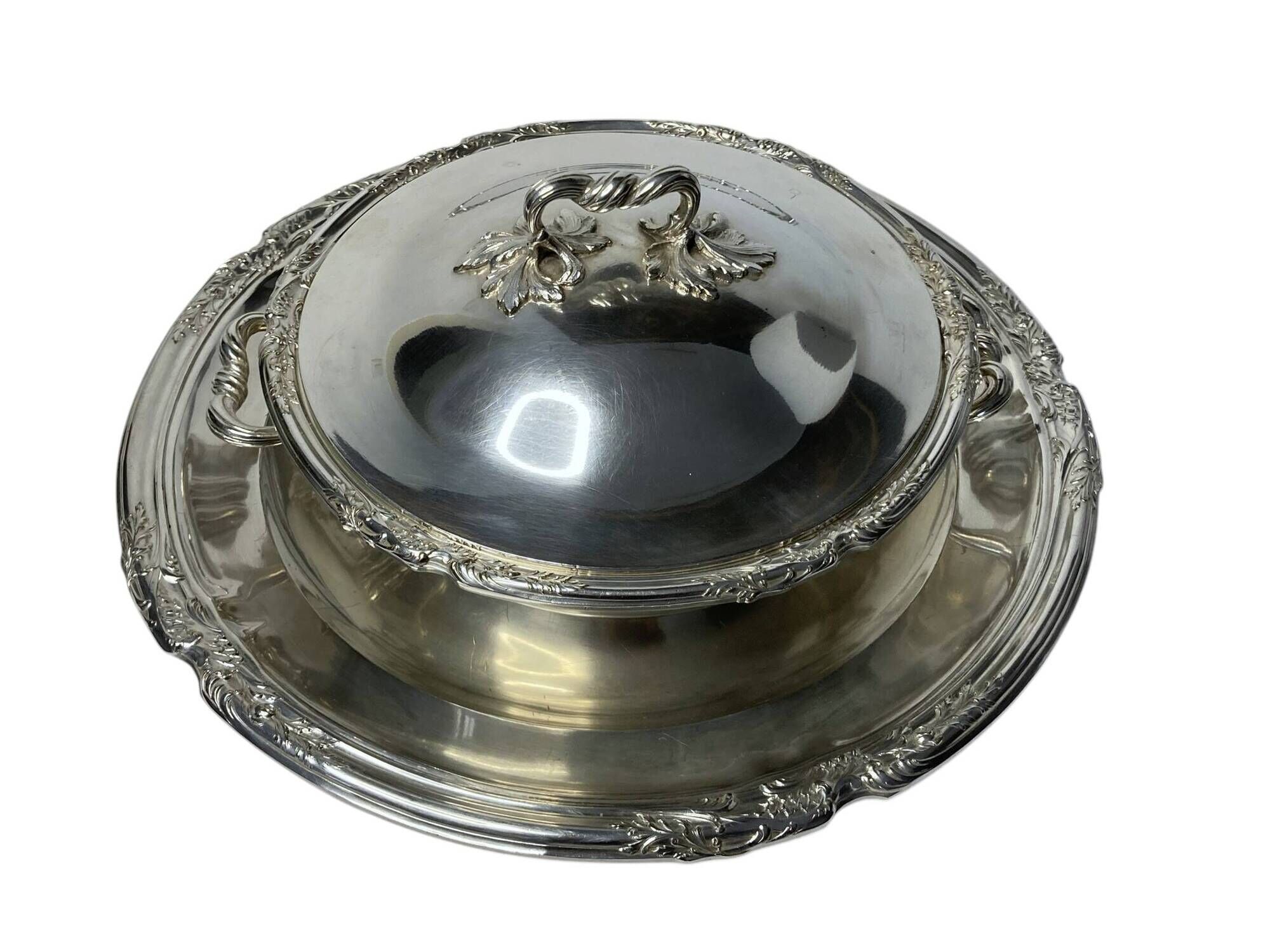 Boulenger, greengrocer and silver-plated metal display from the late 19th century.