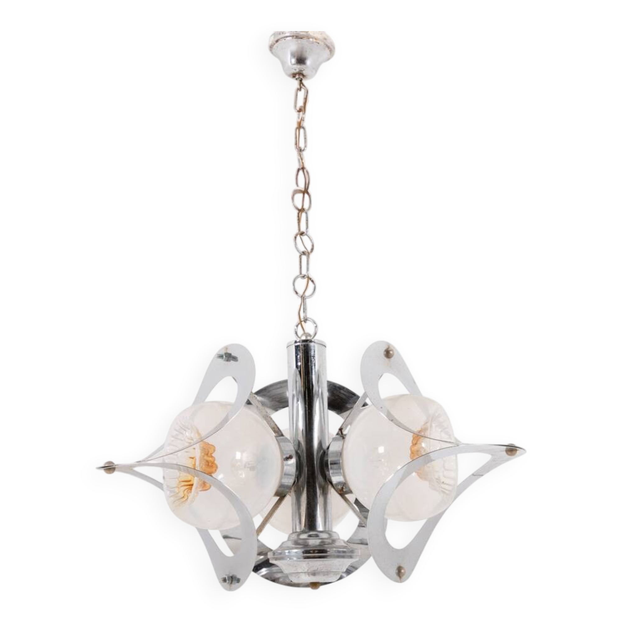 Sculptural Italian Modern hanglamp from Mazzega, 1970’s