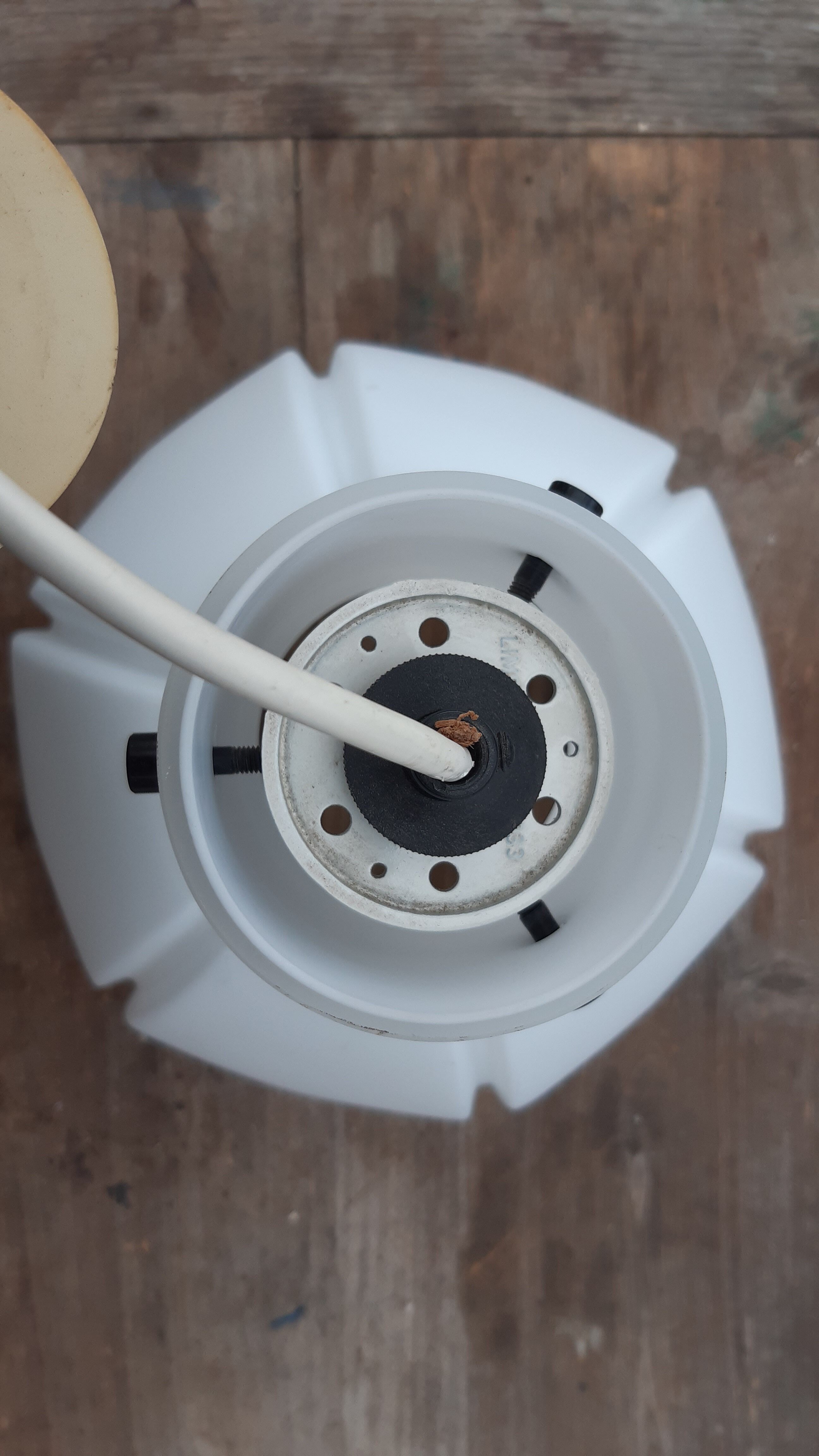 Opalescent glass hanging by Limburg