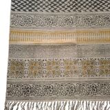 Tapis Indien imprimé à la main