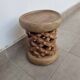 African Bamiléké Brown Stool