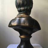 Bronze effect plaster child bust