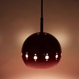 Vintage ball lamp, enamel, 70's, scandinavian design