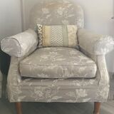 Laura Ashley armchairs & storage bag