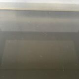 Gold-plated rectangular coffee table 23 carats, 1960 s