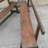 Pair of antique 19th century benches